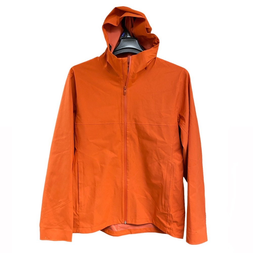 UNIQLO ULTRALIGHT Light Rain Jacket Windbreaker Parka Hooded Men’s Size L Orange